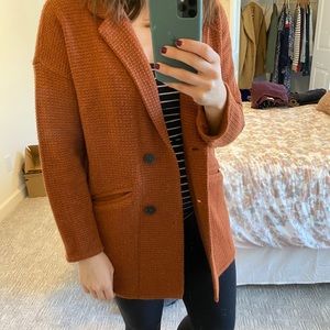 Madewell Boyfriend Sweater Coat